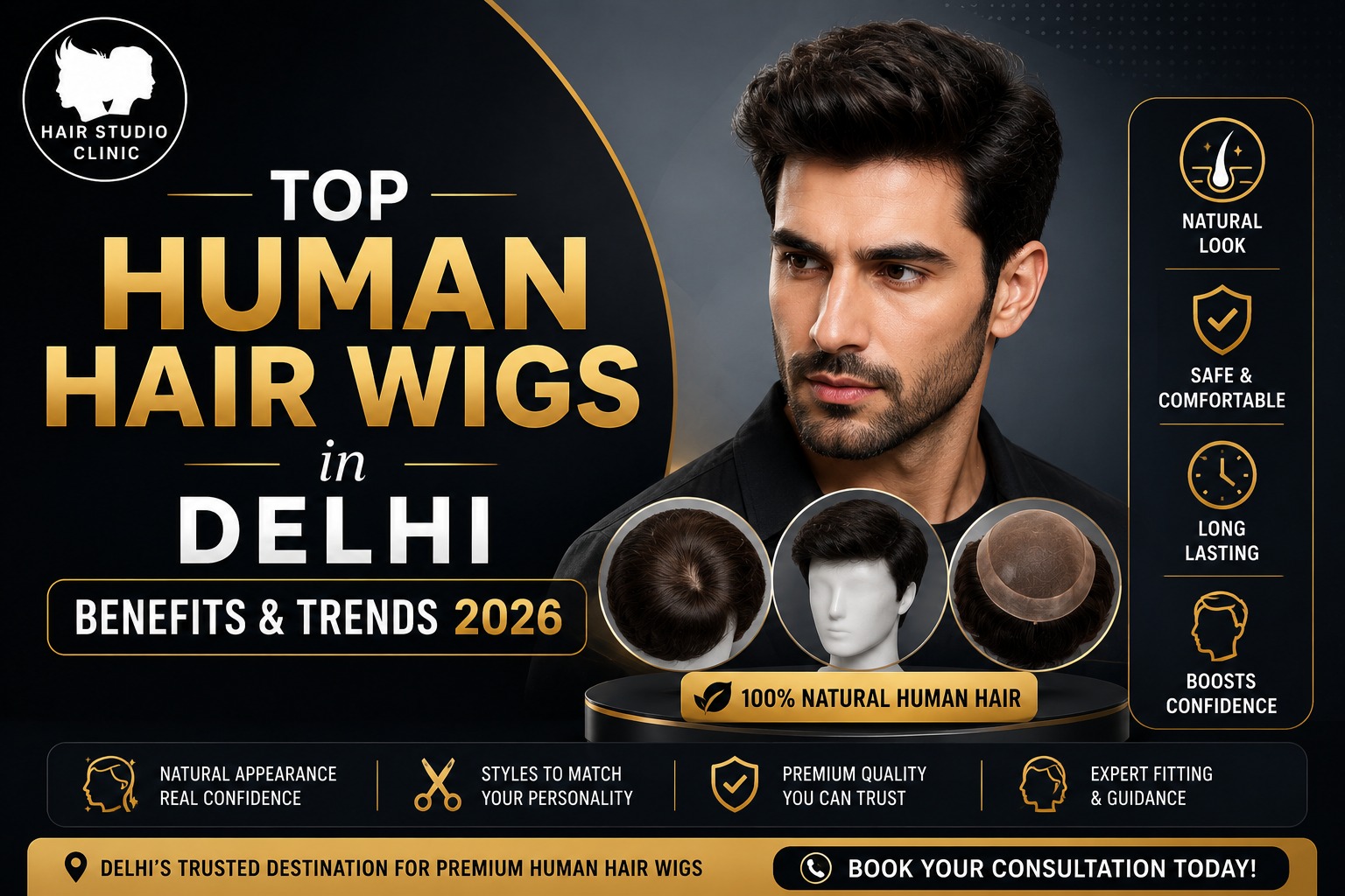 Top Human Hair Wigs in Delhi Benefits & Trends 2026